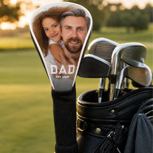 Minimale papa opgericht jaar nieuwe vader foto golfheadcover