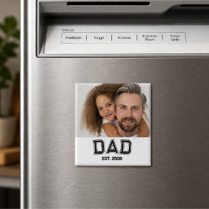 Minimale papa opgerichte jaar nieuwe vader foto ca magneet