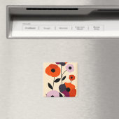 Minimale papaverbloei magneet (Insitu (Vaatwasser))