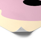 Minimale papaverbloei poster (Hoek)