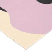 Minimale papaverbloei tafelkleed (Gekanteld)
