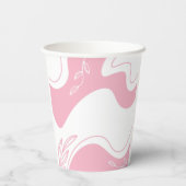 Minimale papierkopjes papieren bekers (Achterkant)