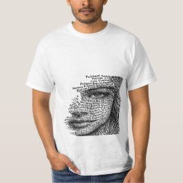 Minimale Paris Streep Aesthetic T-Shirt