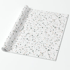 Minimale pasta Blush Roze Terrazzo Gift Cadeaupapier