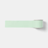 Minimale pasta Elfen Green Color #D1ECD5 Grosgrain Lint (Voorkant)