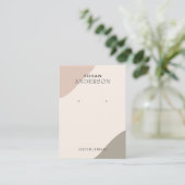 Minimale pasteelkleuren die beeldscherm verdienen visitekaartje (Staand voorkant)