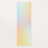 Minimale pasteelregenboogombre yogamat (Achterkant)