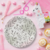 Minimale Pastel Boho Botanische Papieren Bord (Feest)