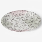 Minimale Pastel Boho Botanische Papieren Bord (Gekanteld)