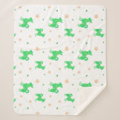 Minimale pastelgroene chihuahua silhouet deken (Voorkant)