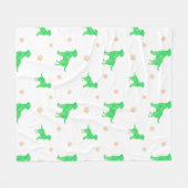 Minimale pastelgroene labrador retriever deken (Voorkant (Horizontaal))
