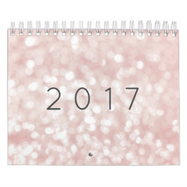 Minimale pastroze roze roze lichte verlichting kalender