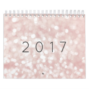 Minimale pastroze roze roze lichte verlichting kalender