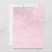 Minimale pastroze roze roze Lila verjaardag Kaart (Achterkant)