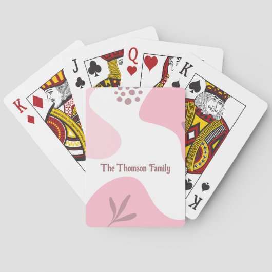 Minimale patroonafspeelkaarten pokerkaarten (Achterkant)