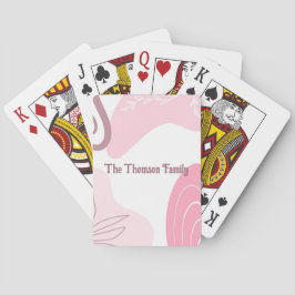 Minimale patroonafspeelkaarten pokerkaarten