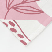 Minimale patroonbundel fleece deken (Hoek)