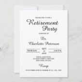 Minimale Pensioenpartij voor zwarte en witte artse Kaart (Voorkant)