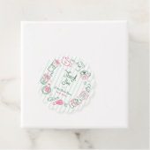 Minimale Perfecte Matcha Bruidsuitnodiging Bedankt Bedankjes Labels (In situ)