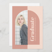 Minimale Persoon met roze pink Fotogradatie Kaart (Voorkant / Achterkant)