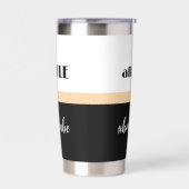 Minimale persoonlijke bijrol geïsoleerde drinkbeker (Links)