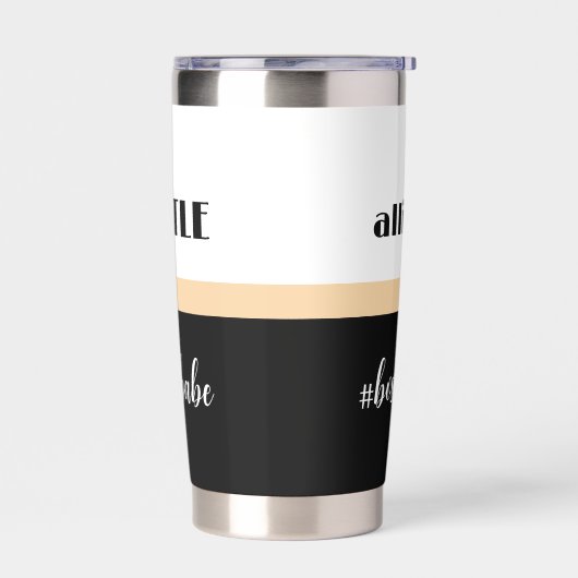 Minimale persoonlijke bijrol geïsoleerde drinkbeker (Links)