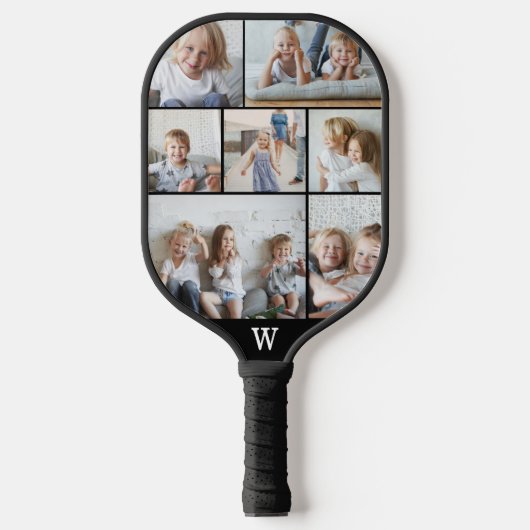 Minimale persoonlijke foto-inkuiling 7 pickleball paddle (Voorkant)