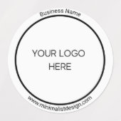Minimale persoonlijke Logo Labels (Design 2)