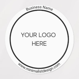 Minimale persoonlijke Logo Labels