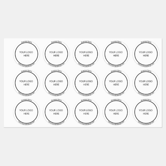 Minimale persoonlijke Logo Labels (Vel)