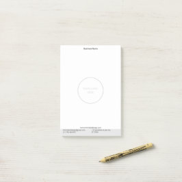 Minimale persoonlijke Logo Post-it® Notes