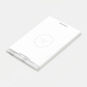 Minimale persoonlijke Logo Post-it® Notes (Schuin)