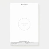 Minimale persoonlijke Logo Post-it® Notes (Voorkant)