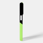 Minimale persoonlijke naam Neon Green & Black Case-Mate iPhone Case (Achterkant / Rechts)