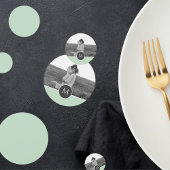 Minimale persoonlijke voornaam en foto bij pasta M Confetti