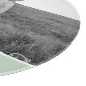 Minimale persoonlijke voornaam en foto bij pasta M Snijplank (Hoek)