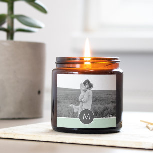 Minimale persoonlijke voornaam en foto bij pasta M Vierkante Sticker