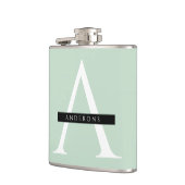 Minimale persoonlijke voornaam pasta Mint Heupfles (Links)