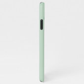 Minimale persoonlijke voornaam pasta Mint iPhone Hoesje (Rechterkant)