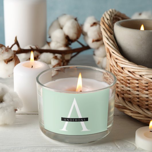 Minimale persoonlijke voornaam pasta Mint Rechthoekige Sticker