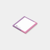 Minimale persoonlijke zakelijke Logo Post-it® Notes (Schuin)