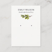 Minimale pijnaftakkingstootje voor weergave B Visitekaartje (Voorkant)