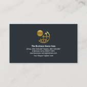 Minimale piloot van de vliegende vliegtuig Cool Je Visitekaartje (Achterkant)