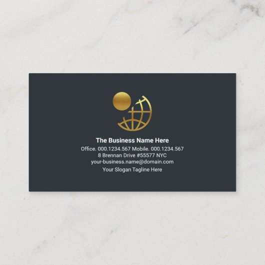 Minimale piloot van de vliegende vliegtuig Cool Je Visitekaartje