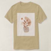 Minimale Planten uit de middeleeuwen T-shirt (Design voorkant)