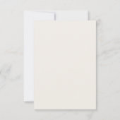 Minimale Platte Bedankkaart (Achterkant)
