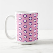 Minimale polka dot koffiemok (Links)