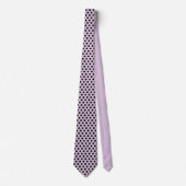 Minimale polka dots patroonpastel Paarse Stropdas (Voorkant)