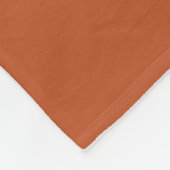 Minimale pompoen fleece deken (Hoek)