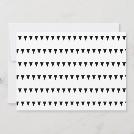 Minimale pompoencarving Geometrische pompoen Kaart (Achterkant)